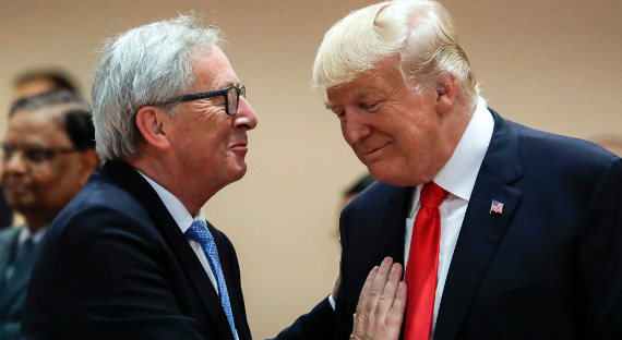Юнкер и Трамп намерены перезагрузить отношения ЕС и США