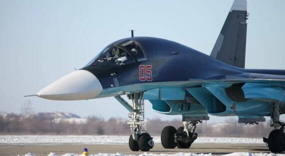 Российские Су-34 нанесли удары по опорному пункту ВСУ на Краснолиманском направлении