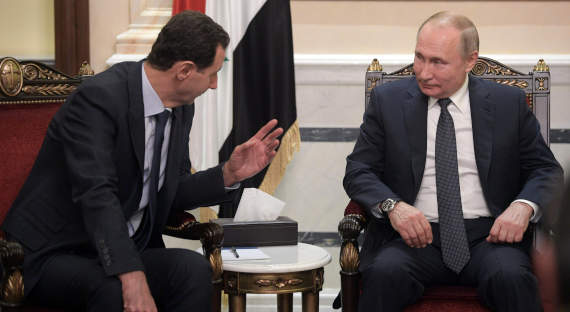 Путин встретился в Кремле с президентом Сирии