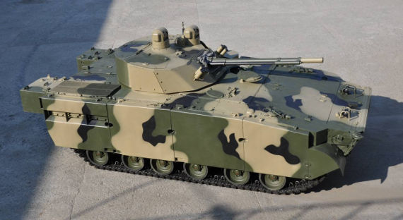В России представят нового боевого робота на базе БМП-3 «Драгун»