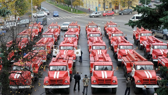 В Хакасию съедутся пожарные со всей России
