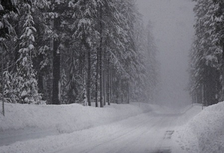 Из-за снегопада в Хакасии закрыто движение на участке "Тея - Балыкса"