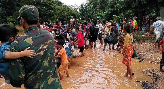 Прорыв плотины ГЭС в Лаосе: 40 человек погибли, 200 пропали без вести