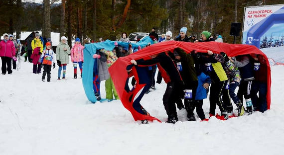 Праздник «Саяногорск, на лыжи!» собрал почти 500 участников со всей Хакасии