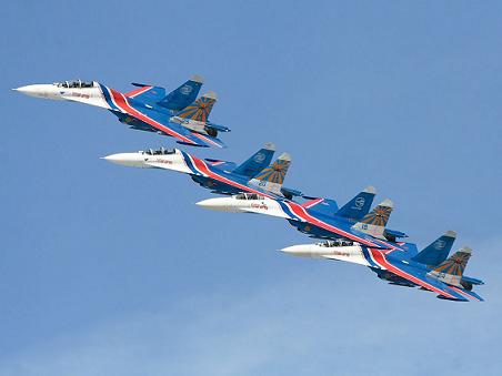 Впервые в Хакасии выступит авиагруппа высшего пилотажа «Соколы России»
