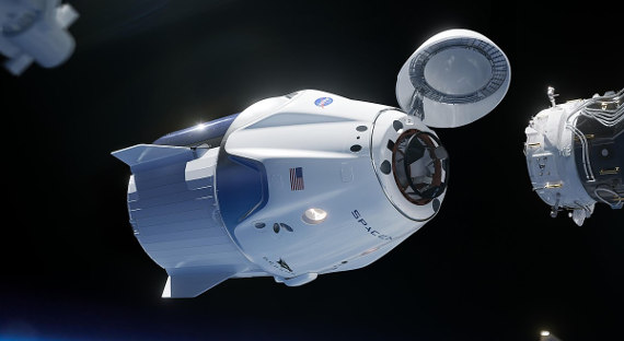 Американский космический корабль Crew Dragon успешно состыковался с МКС