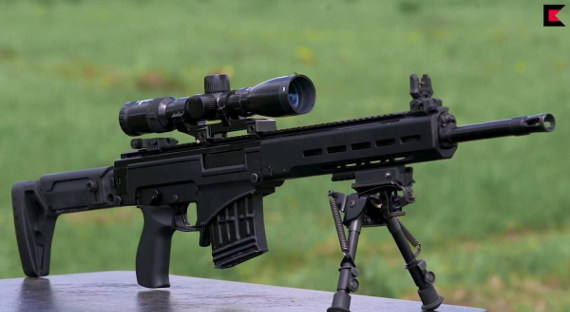 Путин обстрелял новую снайперскую винтовку СВЧ-308