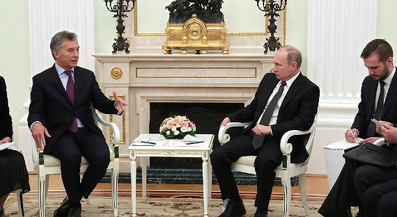 Путин провел переговоры с президентом Аргентины
