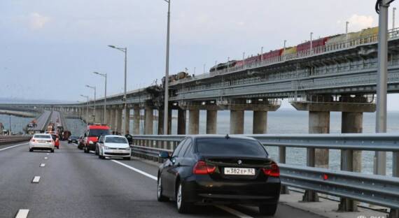 Автомобильная часть Крымского моста полностью открыта