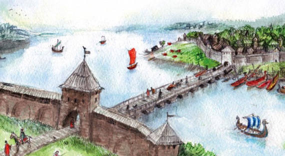 В Новгороде обнаружили самый древний на Руси мост