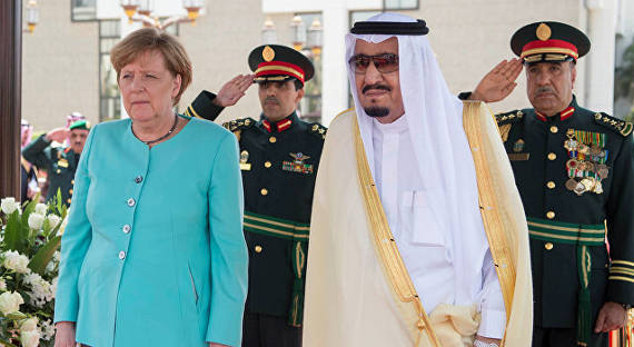 Меркель наплевала на арабский дресс-код