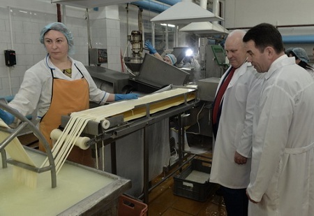Флагман молочной промышленности Хакасии удостоился визита губернатора