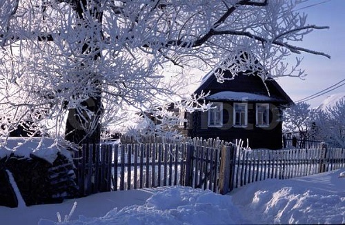 Село Бородино в Хакасии оказалось «голым» зимой…
