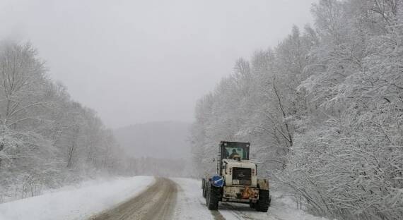 В Приморье объявили штормовое предупреждение из-за обильного снегопада