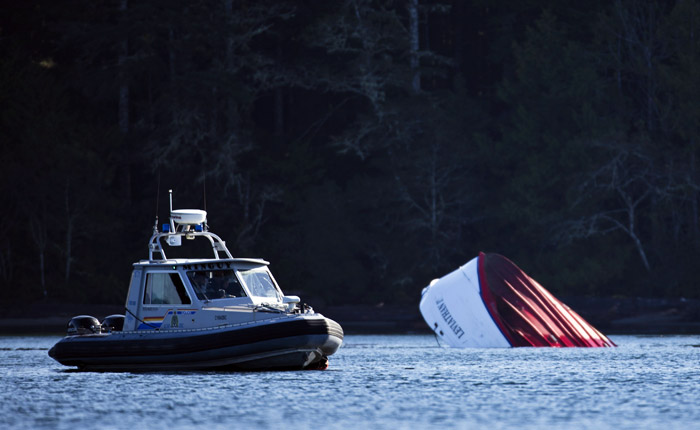 Причиной гибели пятерых туристов на судне в Канаде стал кит