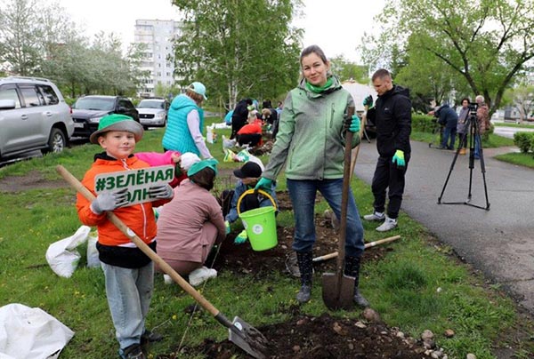 По Саяногорску прошла "Зелёная волна"