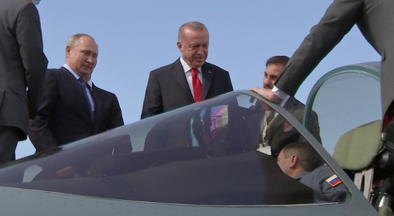 Путин и Эрдоган обсудили возможность покупки Турцией Су-57