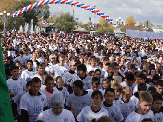В Хакасии "Кросс нации" собрал свыше 8 тысяч участников 