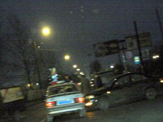 В Хакасии пьяный водитель врезался в машину МВД