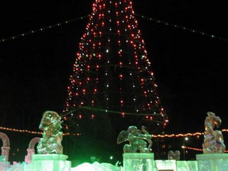 В центре Абакана установят республиканскую новогоднюю елку