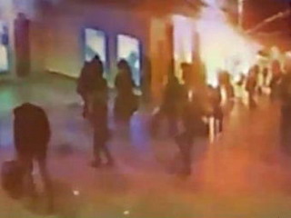 Видеозапись взрыва в "Домодедово"