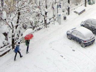 Снегопад в Абакане прекратится лишь завтра - синоптики