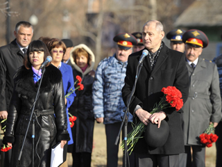 В Хакасии почтили память погибших в локальных войнах