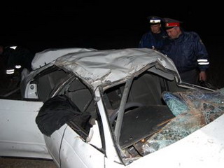 В Хакасии насмерть разбился водитель "Тойота Марк-2" (фото)