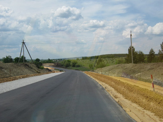 В Хакасии отремонтировали трассу "Шира-Новоселово"