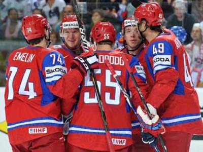 Со счётом 7:3 Россия разгромила Швецию на Чемпионате мира по хоккею