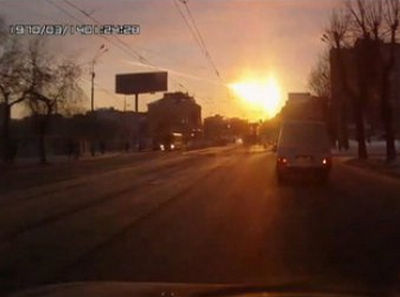 Уфологи представили видео: метеорит над Челябинском был сбит НЛО