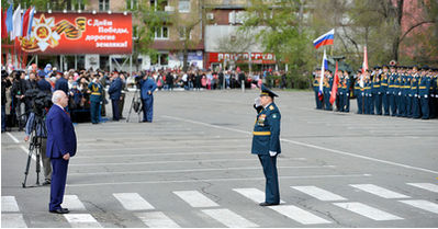 Парад Победы в Хакасии прошёл на высоком уровне