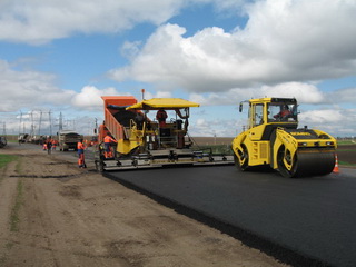 В Хакасии началось строительство сельских дорог