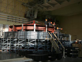 Очередной гидроагрегат СШГЭС готовят к запуску в декабре (фото)