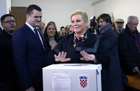 В Хорватии впервые избрали президентом женщину