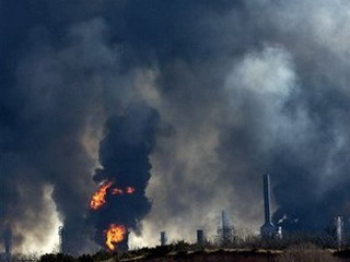 В Китае взорвался химический завод 