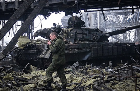 Войска Украины отступили от аэропорта Донецка