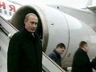 Путин прибыл в Новосибирск для участия в конференции "Единой России"