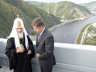СШГЭС посетил Патриарх Кирилл (фото)