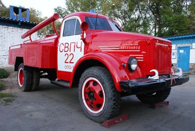 В Хакасии установят памятник пожарному автомобилю