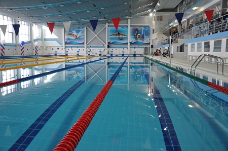 В бассейне спорткомплекса "Абакан" установили новую электронную систему хронометража
