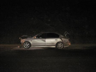 На трассе в Хакасии водитель опрокинул авто