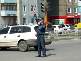 На перекрестке Некрасова-Советская в Абакане вновь отключены светофоры
