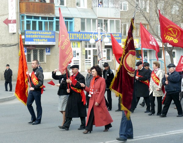 Колонна КПРФ