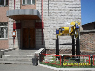 В Хакасии установили памятник милицейскому "Уралу"
