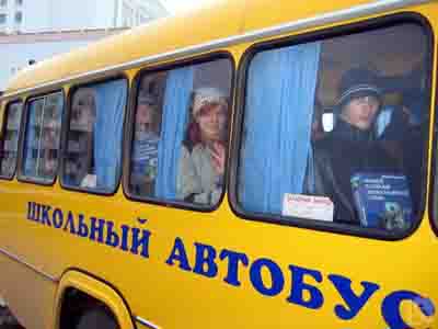 Новые автобусы для школ Хакасии