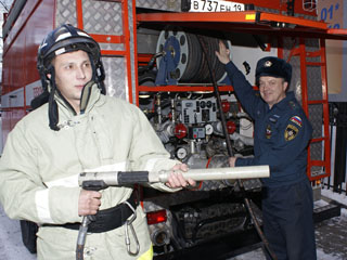 Сергей  Кабанков – лучший водитель пожарной автоцистерны