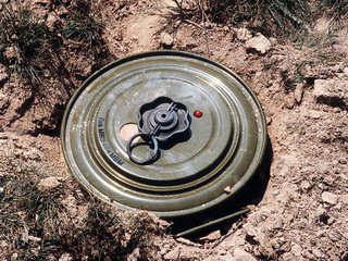 В Хакасии обнаружена противотанковая мина