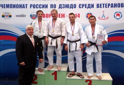 Ветеран дзюдо из Хакасии стал призером Чемпионата России