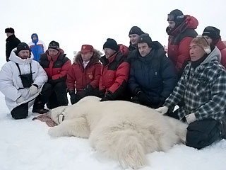 Путин посетил арктическую экспедицию (фото)